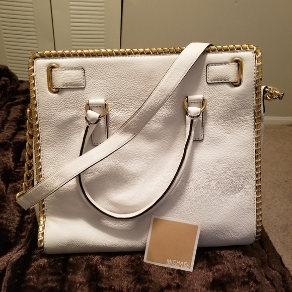 Michael Kors Large Micro Studs Hamilton Tote - Picture 8 of 8